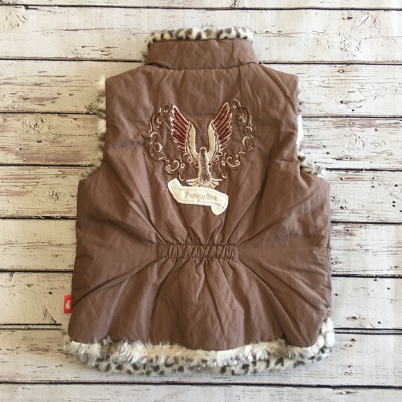 Pampolina Reversible Leopard Vest - Picture 5 of 6